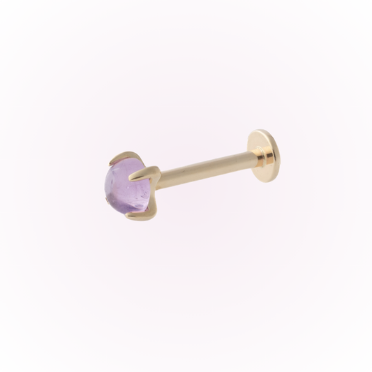 Amethyst (14k) - Single Earring