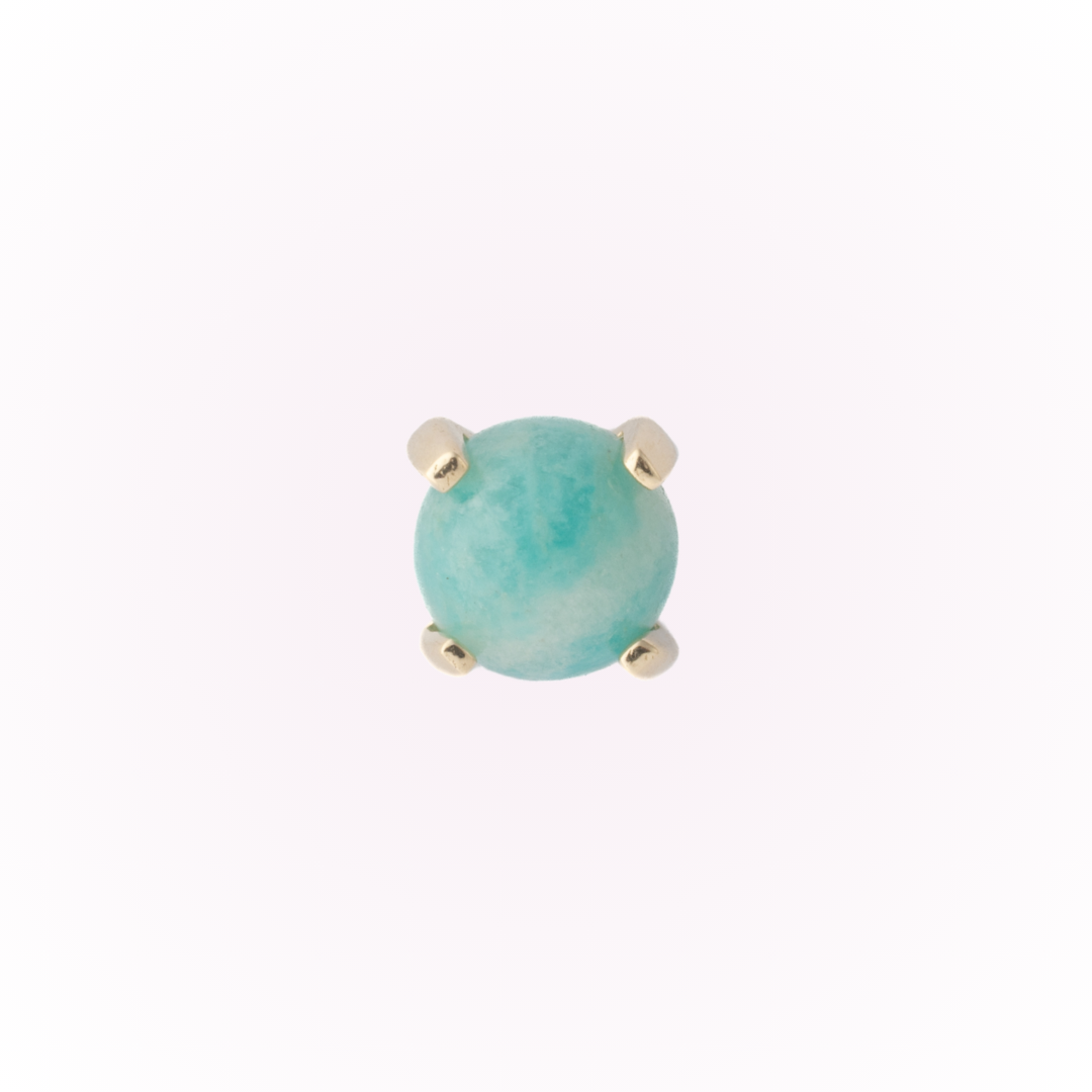 Amazonite (14k) - Single Earring