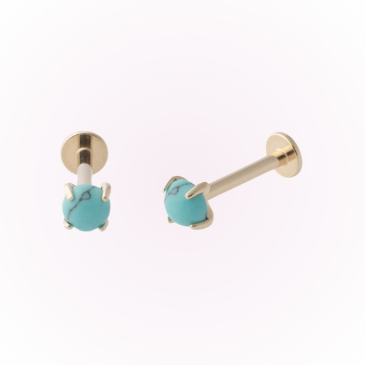 Turquoise (14k) - Single Earring