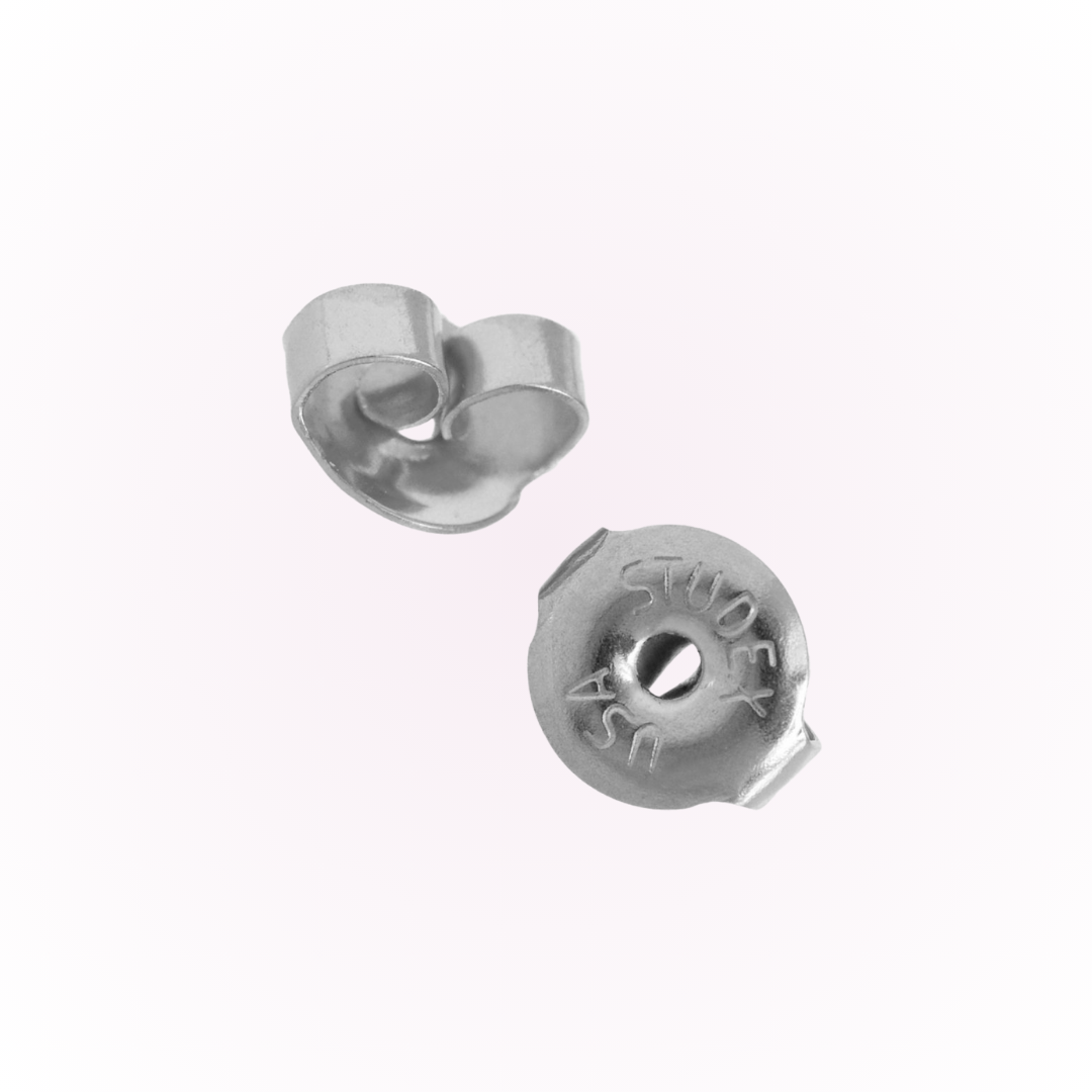 White Butterfly Backing - Sold Single Or Pair