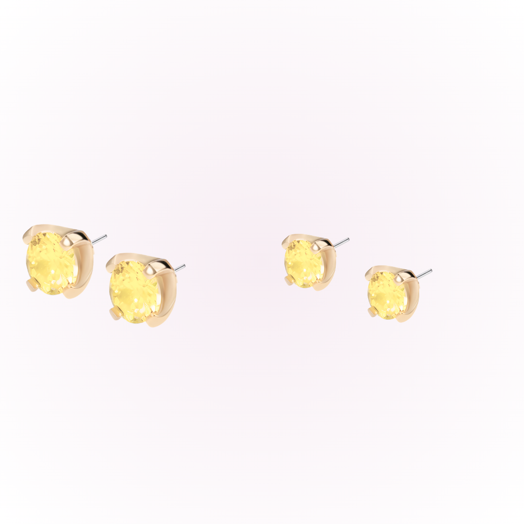 The Birthstone Basics Bundle - 14k