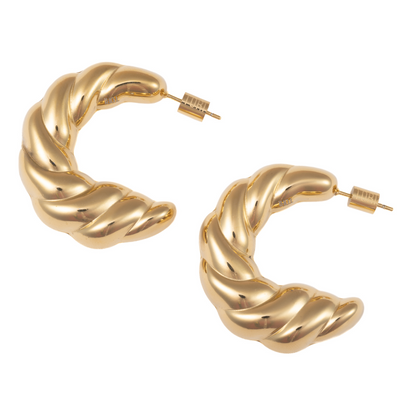 "Luna" in Gold Plated – Sold as a Pair or Individually