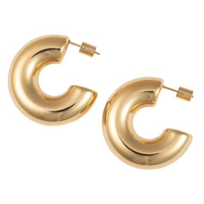 "Carmela" in Gold Plated – Sold as a Pair or Individually