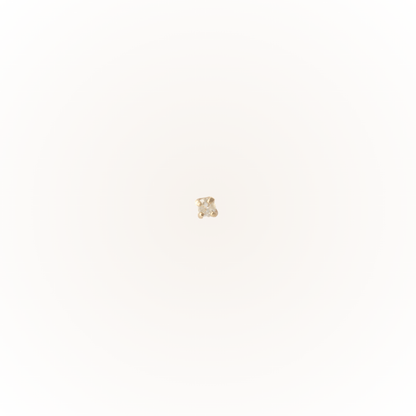 Diamond - Diamond Threadless Flatback Stud