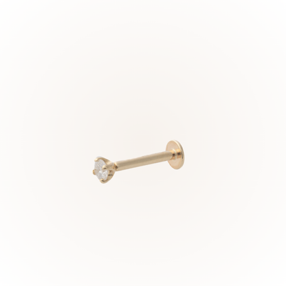 Diamond - Diamond Threadless Flatback Stud