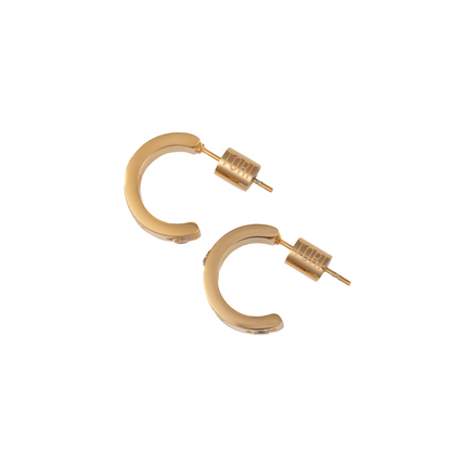 "Emma" in Gold Plated – Sold as a Pair or Individually