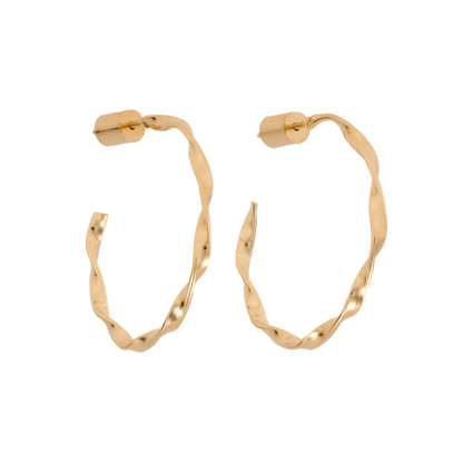 "Alicia" in Gold Plated – Sold as a Pair or Individually