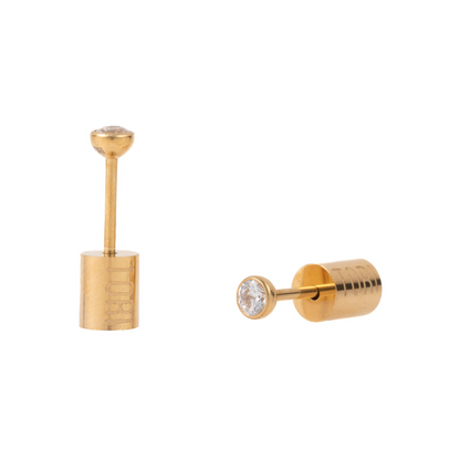 "Mikaela" in Gold Plated – Sold as a Pair or Individually