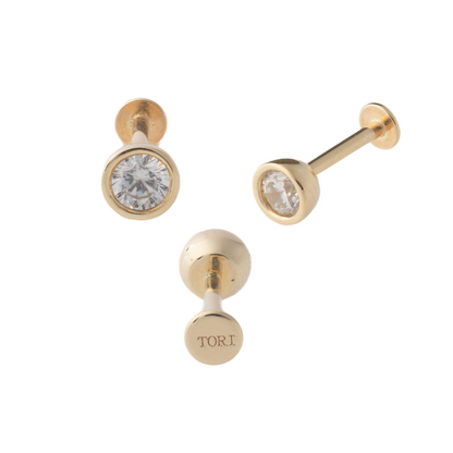 Minimalist Bezel in Yellow Gold – Sold Individually