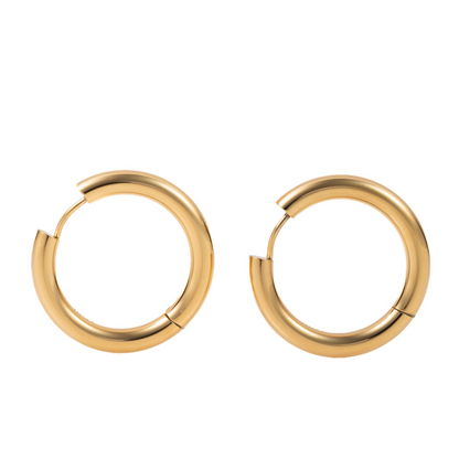 "Victoria" 4mm thickness in Gold Plated – Sold as a Pair or Individually