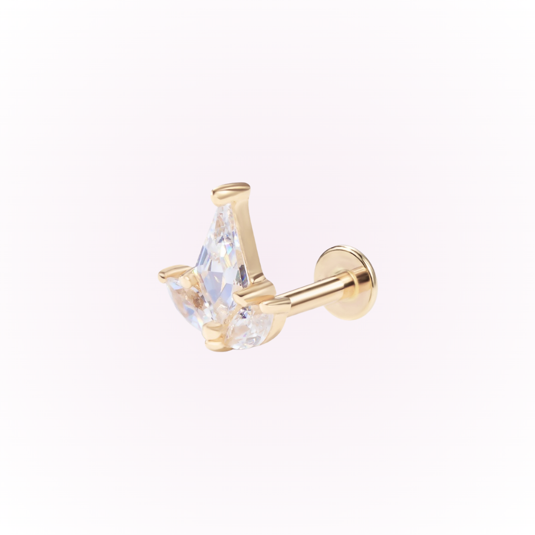 Joyas de la Corona - Broche plano sin rosca