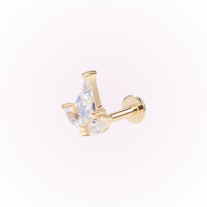 Joyas de la Corona - Broche plano sin rosca