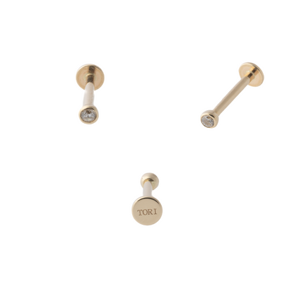 Minimalist Bezel in Yellow Gold – Sold Individually
