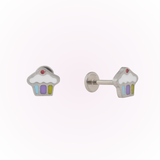 Sweet Treat - Threadless Flat Back Stud