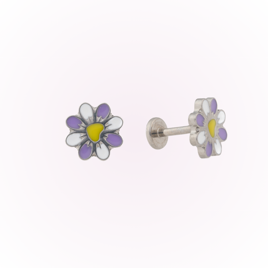 Magic Bloom - Threadless Flat Back Stud