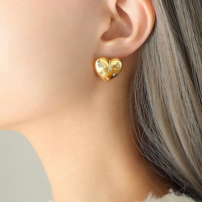 "Abigail" in Gold Plated – Sold as a Pair or Individually