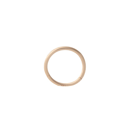 Minimalist Hinged Hoop in Rose Gold – Sold Individually