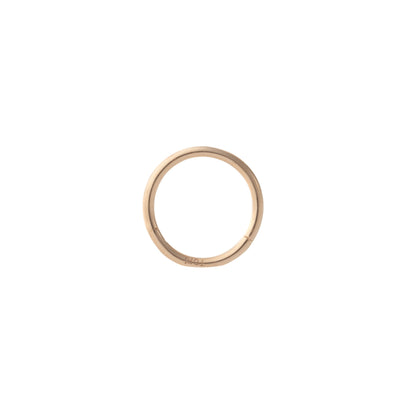 Minimalist Hinged Hoop in Rose Gold – Sold Individually