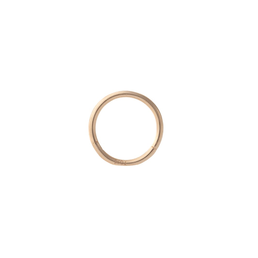 Minimalist Hinged Hoop in Rose Gold – Sold Individually