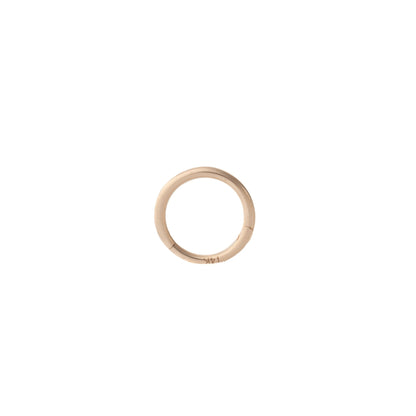 Minimalist Hinged Hoop in Rose Gold – Sold Individually