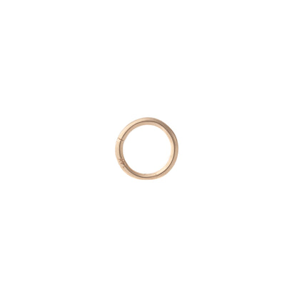 Minimalist Hinged Hoop in Rose Gold – Sold Individually