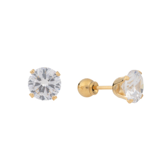 Luster - Giant CZ Prong Set