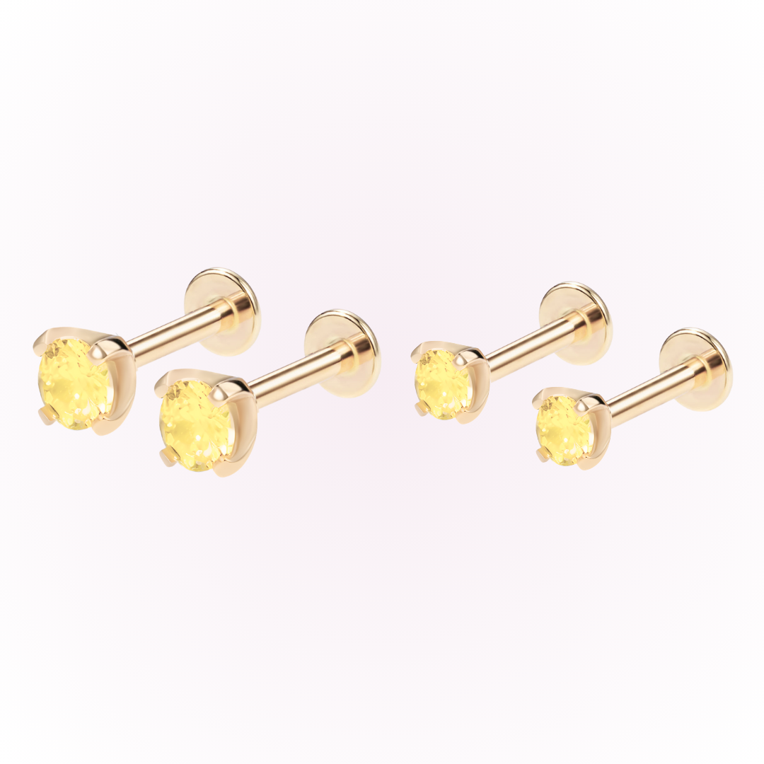 The Birthstone Basics Bundle - 14k