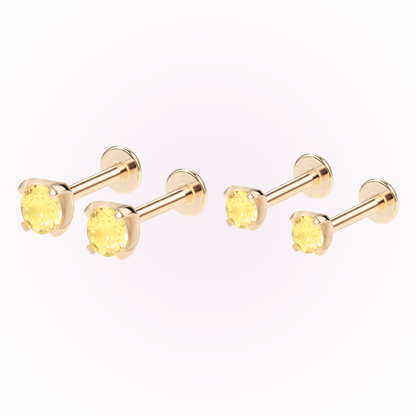 The Birthstone Basics Bundle - 14k
