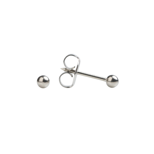 White Gold 3mm Ball