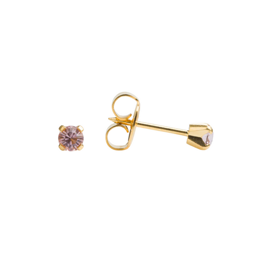 Yellow Gold Prong Set 3mm June Alexandrite