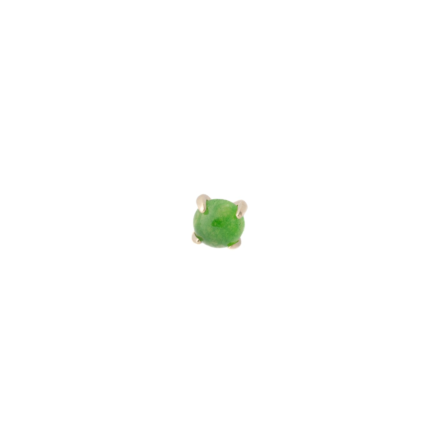 Green Agate (14k) - Single Earring