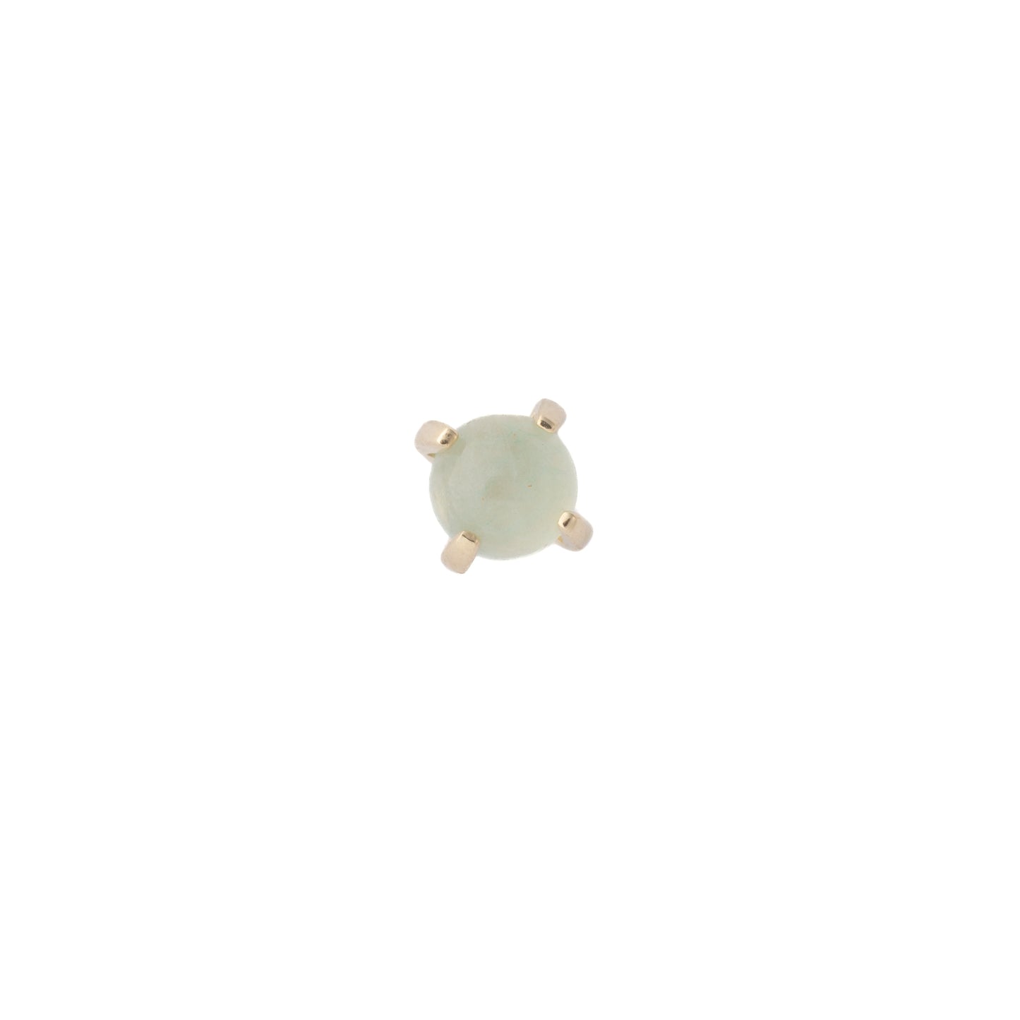 Light Green Aventurine (14k) - Single Earring