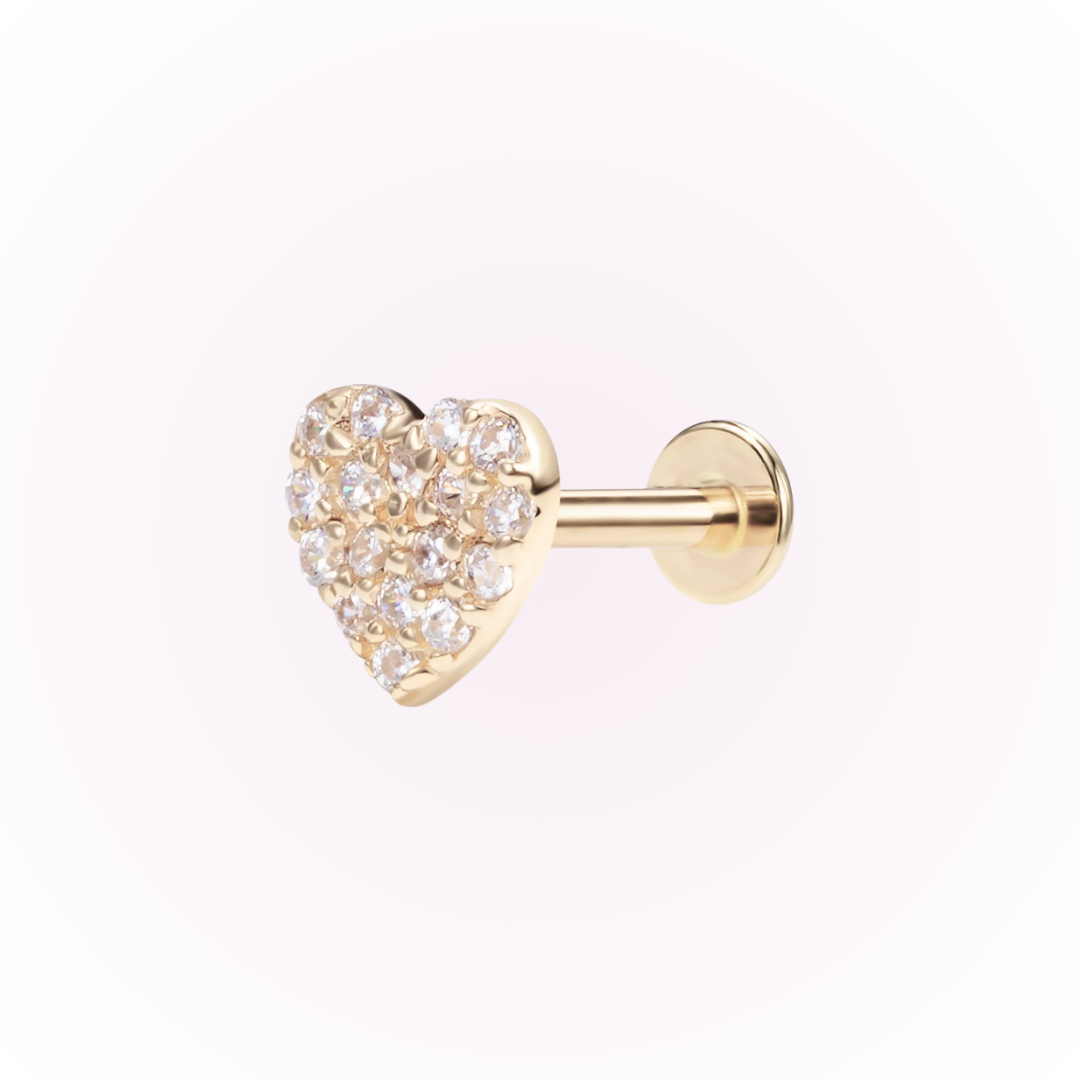 Amor - Tachuela plana sin rosca