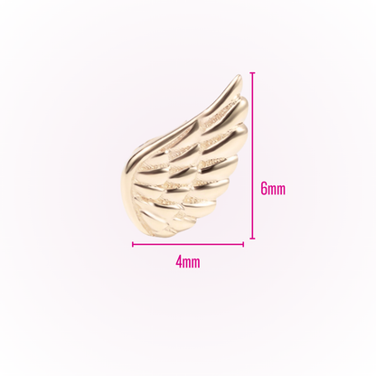 Ala de ángel - Tachuela plana sin rosca