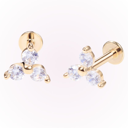 Trinidad Divina - Tornillo plano sin rosca 