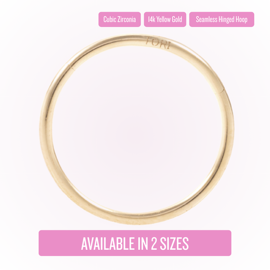 Aro articulado minimalista XL - Aro articulado sin costuras