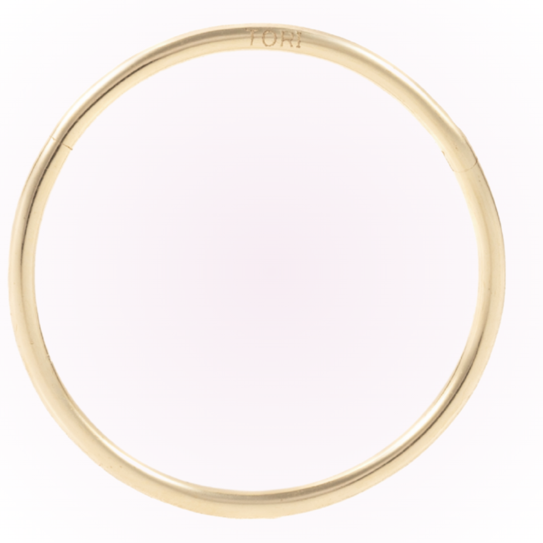XL Minimalist Hinged Hoop - Seamless Hinged Hoop