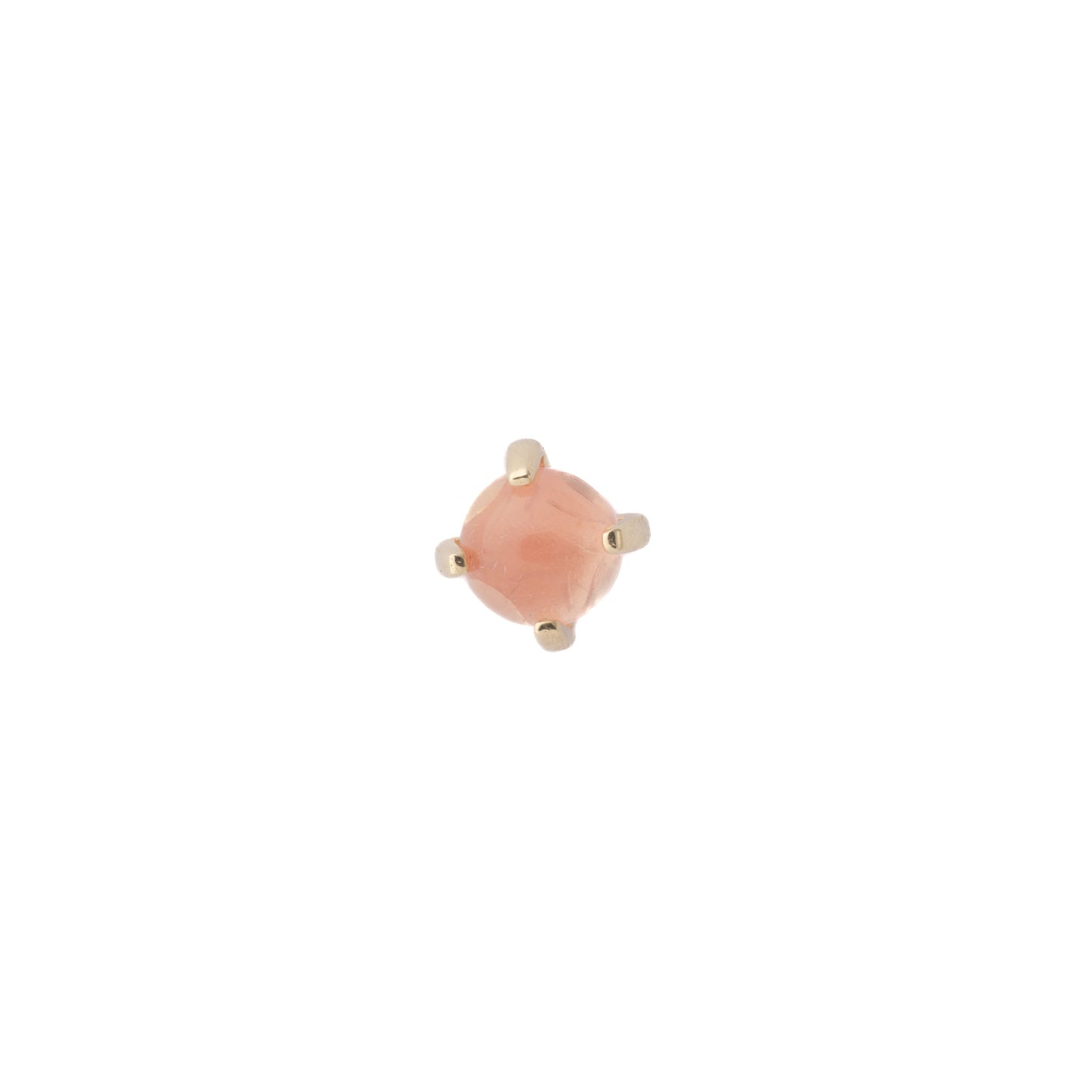 Cherry Quartz (14k) - Single Earring