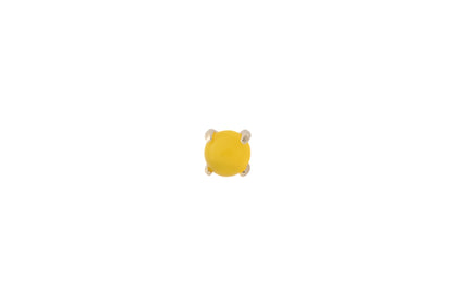 Yellow Agate (14k) - Single Earring