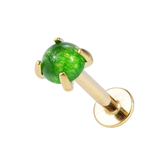 Green Agate - Single Earring