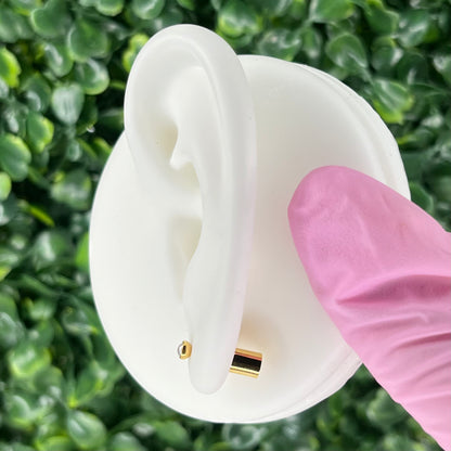 "Mikaela" Pearl in Gold Plated – Sold as a Pair or Individually