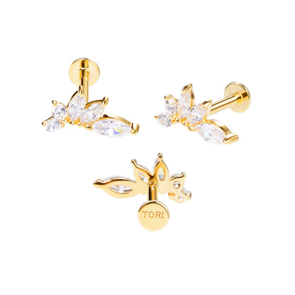 Cascading Ice - Single Earring