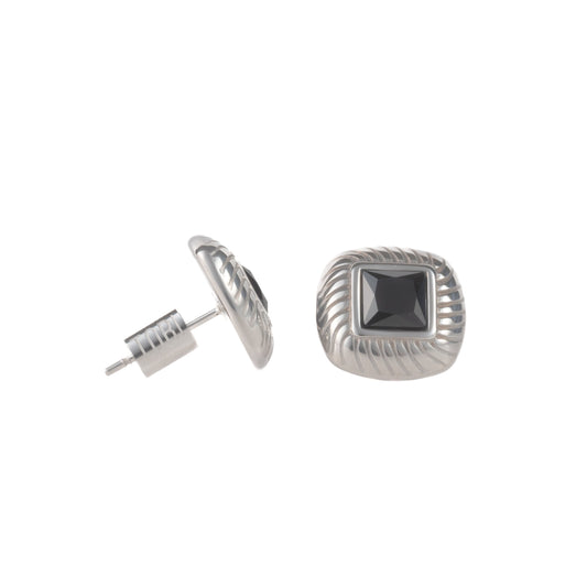 "Diana" Black in Stainless Steel – Sold as a Pair or Individually