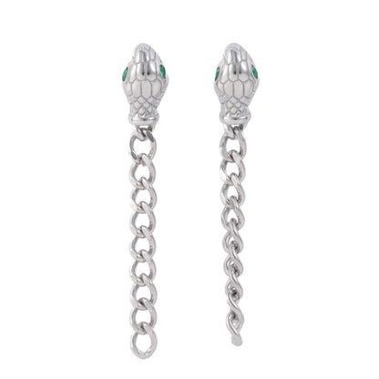 "Lex" Green in Stainless Steel – Sold as a Pair or Individually