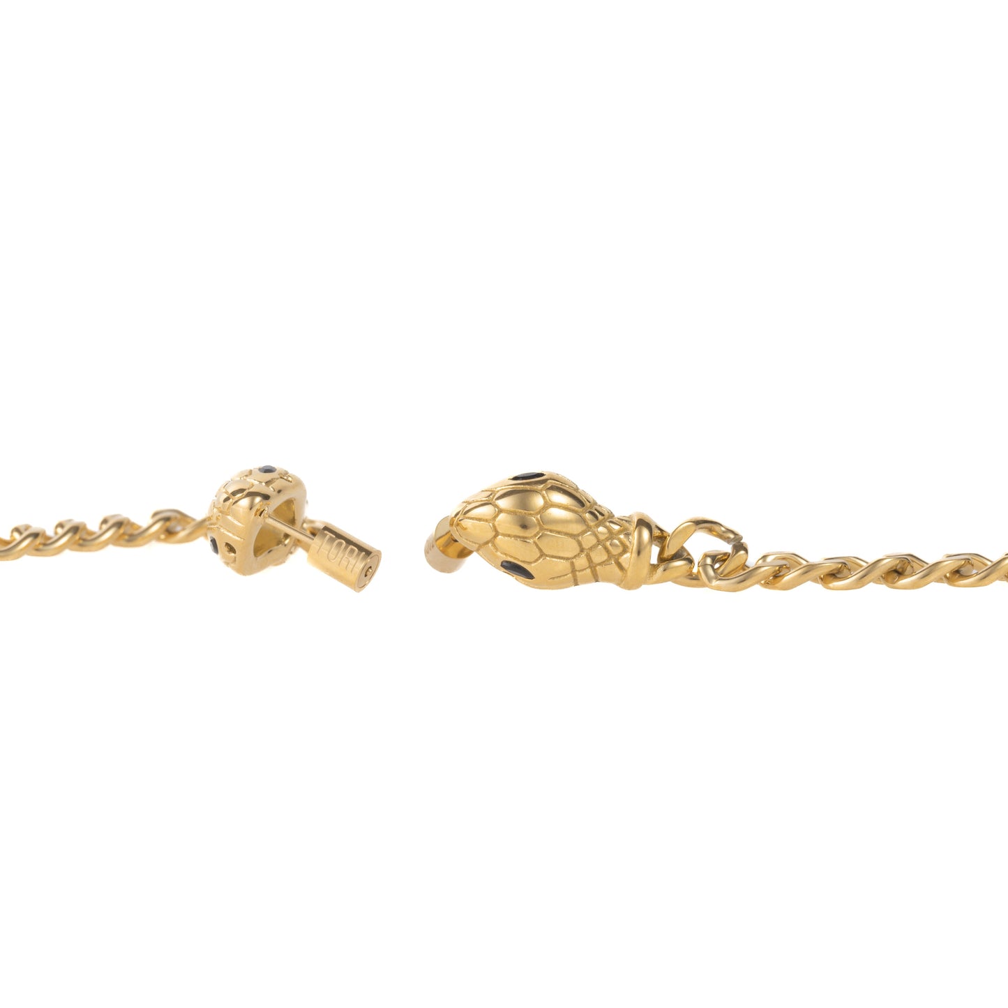 "Lex" Black in Gold Plated – Sold as a Pair or Individually