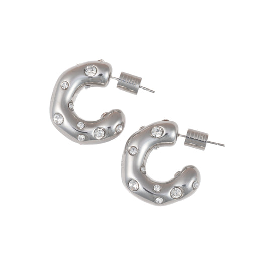"Zara" CZ in Stainless Steel – Sold as a Pair or Individually