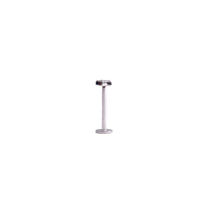 Guidance in White Gold - Diamond Threaded Flatback Stud