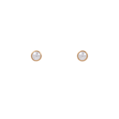 "Mikaela" Pearl in Gold Plated – Sold as a Pair or Individually