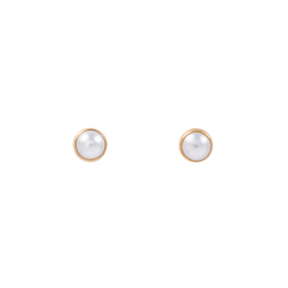 "Mikaela" Pearl in Gold Plated – Sold as a Pair or Individually