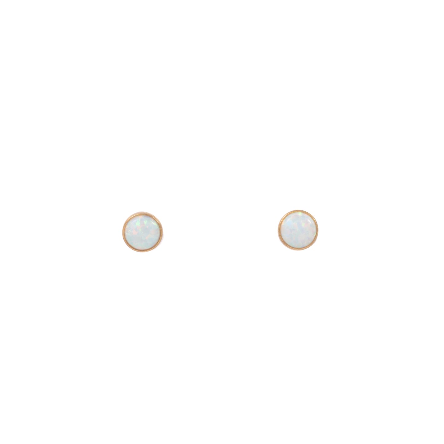 "Mikaela" Opal in Gold Plated – Sold as a Pair or Individually